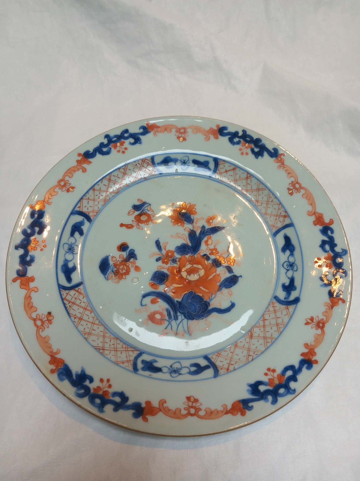 Chinese Imari Export Porcelain Plate - ceramics collectible
