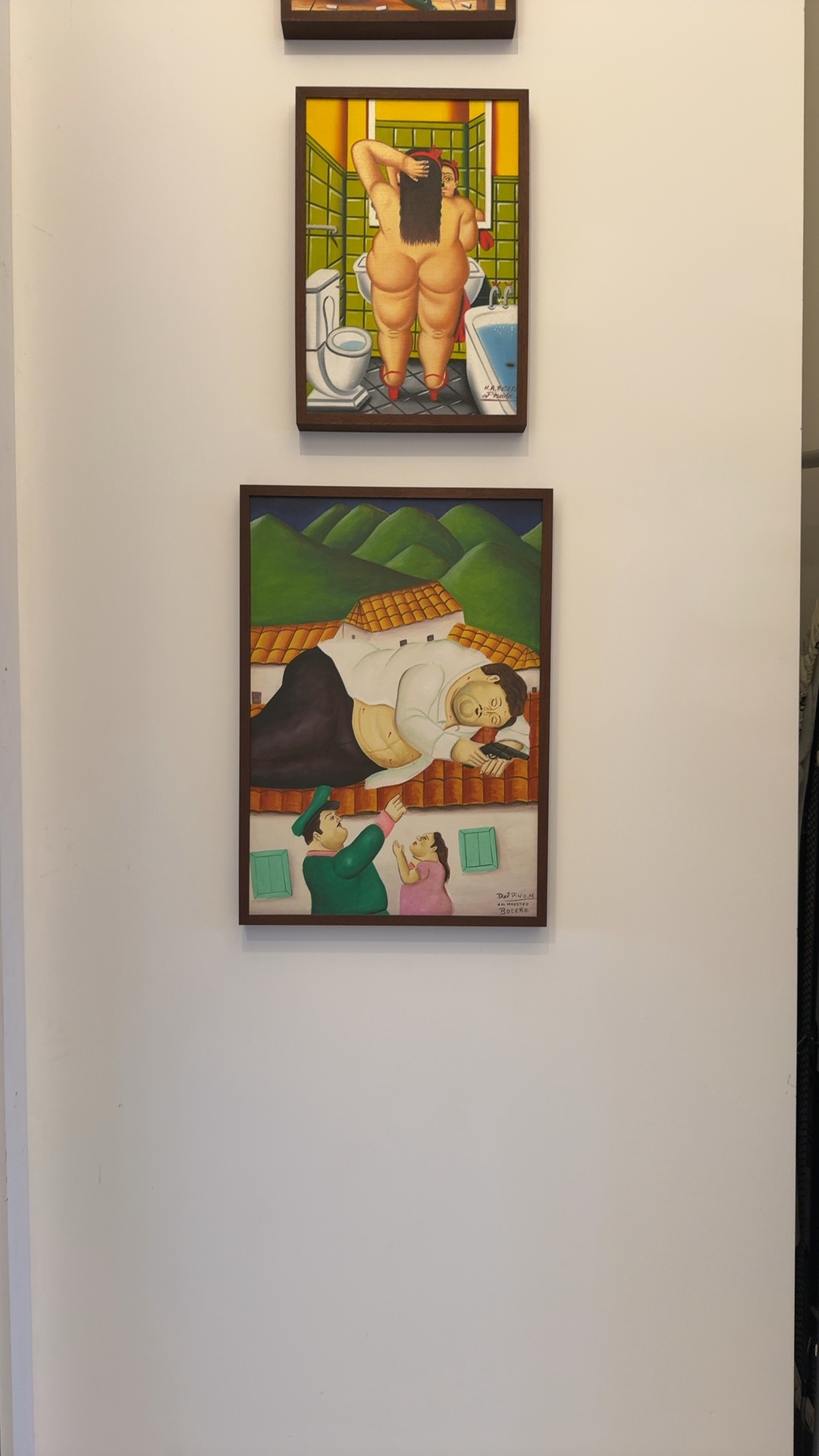 Contemporary Figurative Painting: 'H. AL MAESTRO BOTERO' - view 1