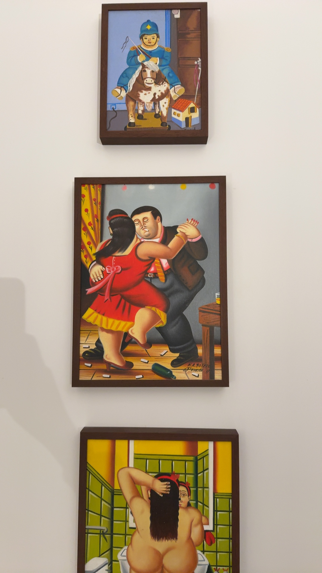 H.A. Botero 'La Posada' in the style of Fernando Botero - view 1