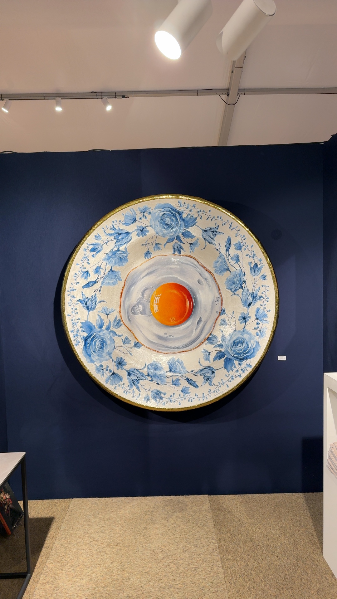 Katinka Krijgsman Frying Pan with Egg Painting - view 1