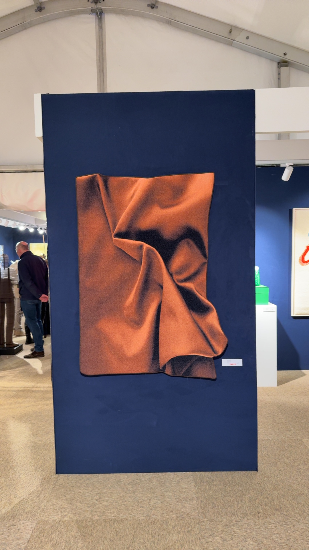 Celia Hadeler - 'Canela Brown' Textile Artwork - view 1