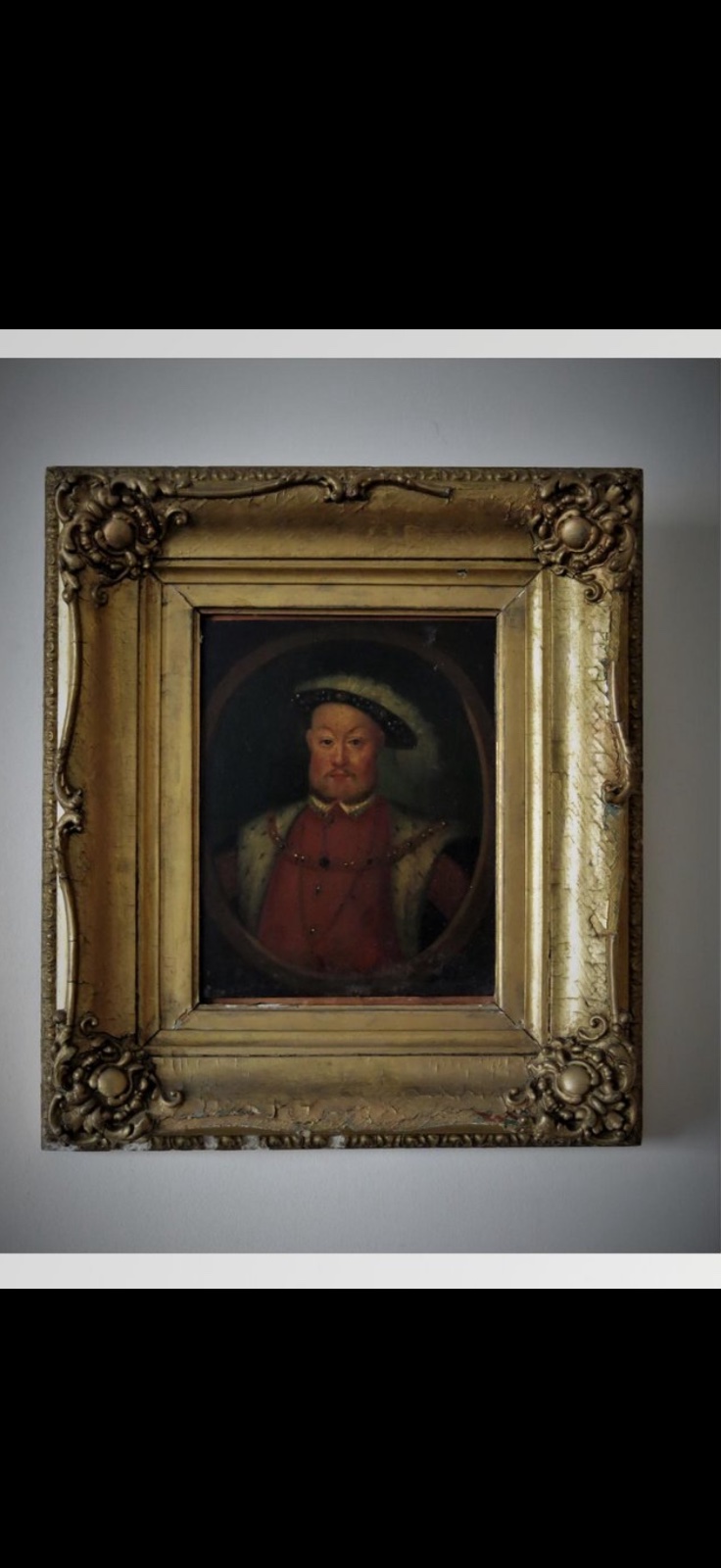 Portrait of King Henry VIII, after Hans Holbein the Younger - art collectible
