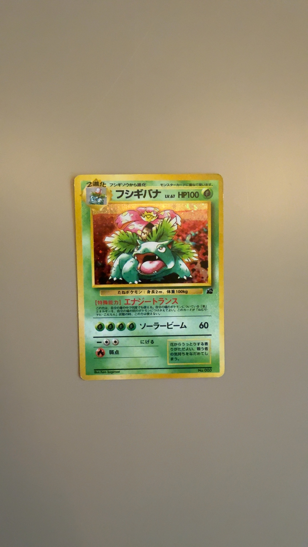 Venusaur (Japanese Base Set, Holo Rare) - view 1