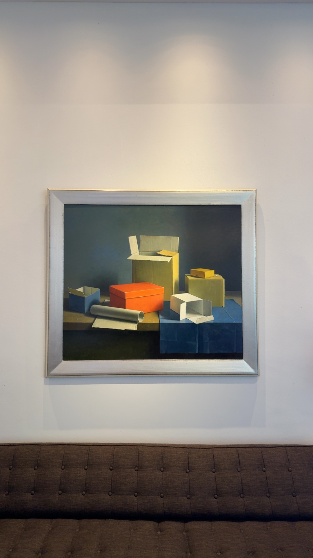 "Dozenstilleven" (Box Still Life) by Henk Helmantel - paintings collectible