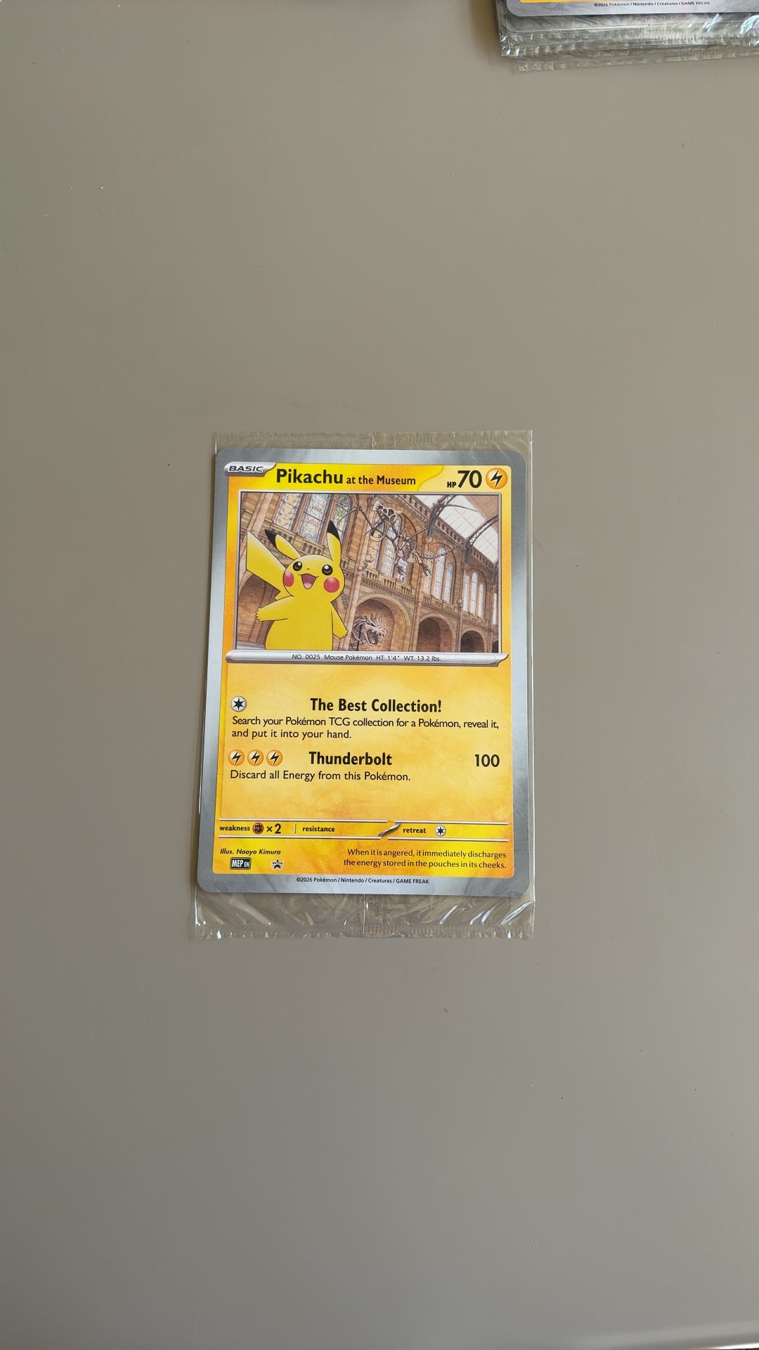 Pikachu at the Museum - MEP Promo (Oversize) [MEP-EN] - trading-cards collectible