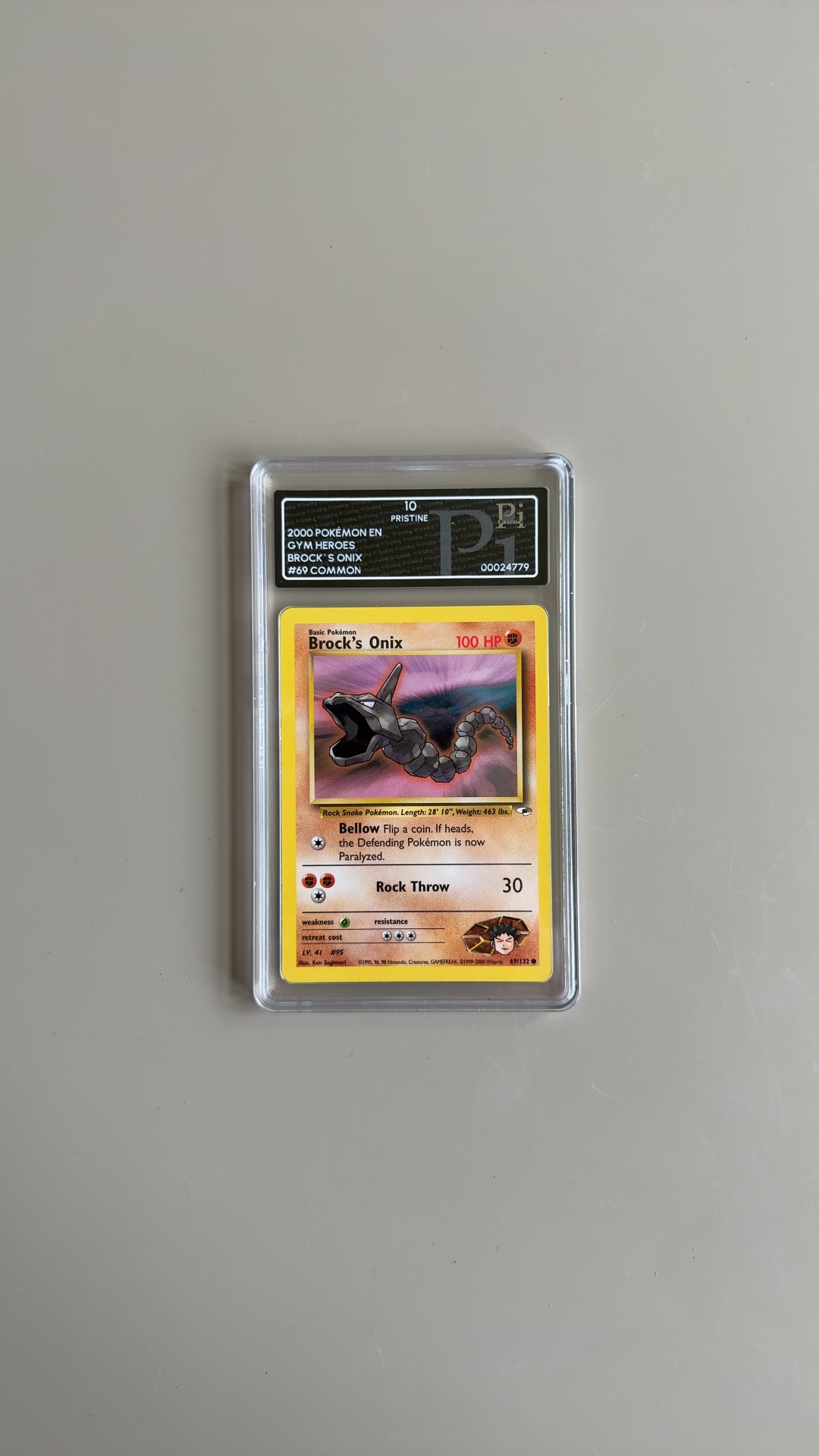 Brock's Onix - Gym Heroes (Common) [69/132] - view 1