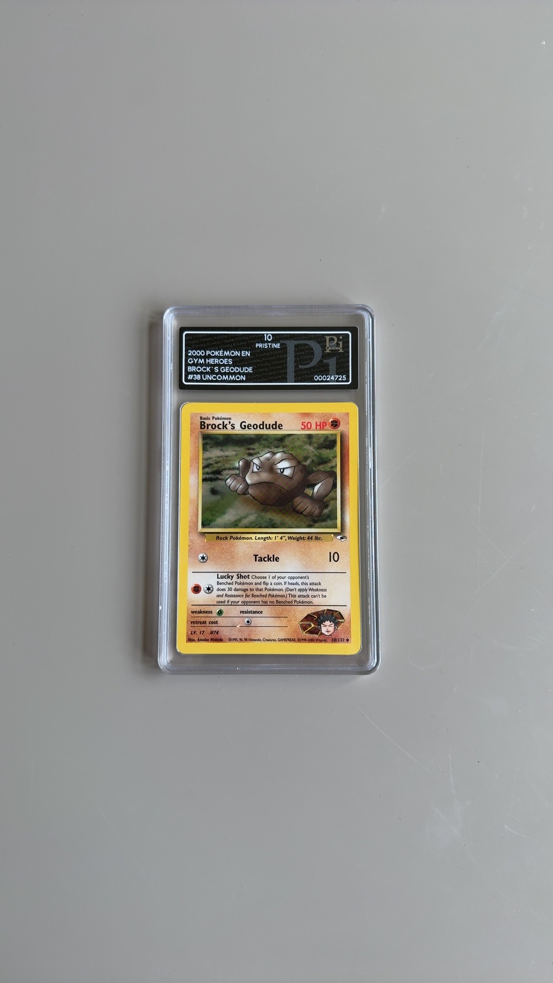 Brock's Geodude - Gym Heroes (Uncommon) [38/132] - trading-cards collectible