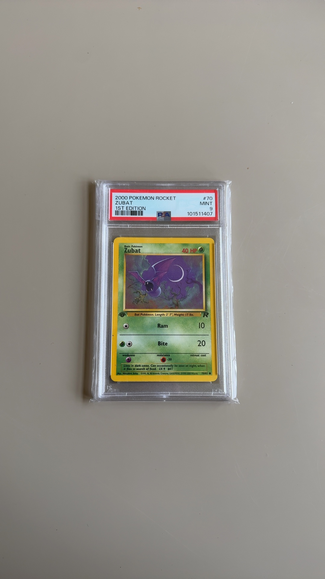 Zubat - Team Rocket (1st Edition) [70/82] - trading-cards collectible