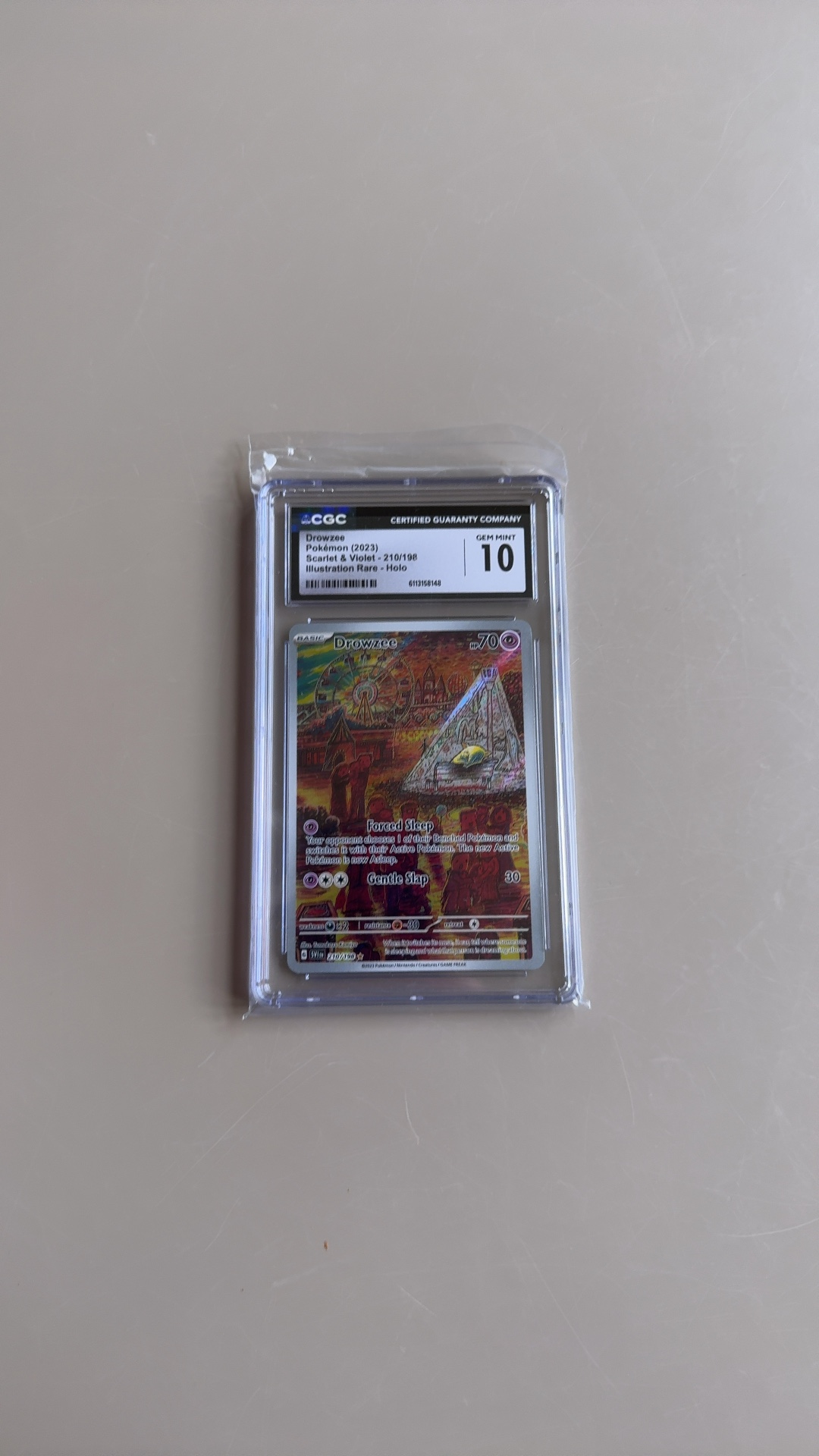 Drowzee - Scarlet & Violet Base Set (Illustration Rare) [210/198] - trading-cards collectible