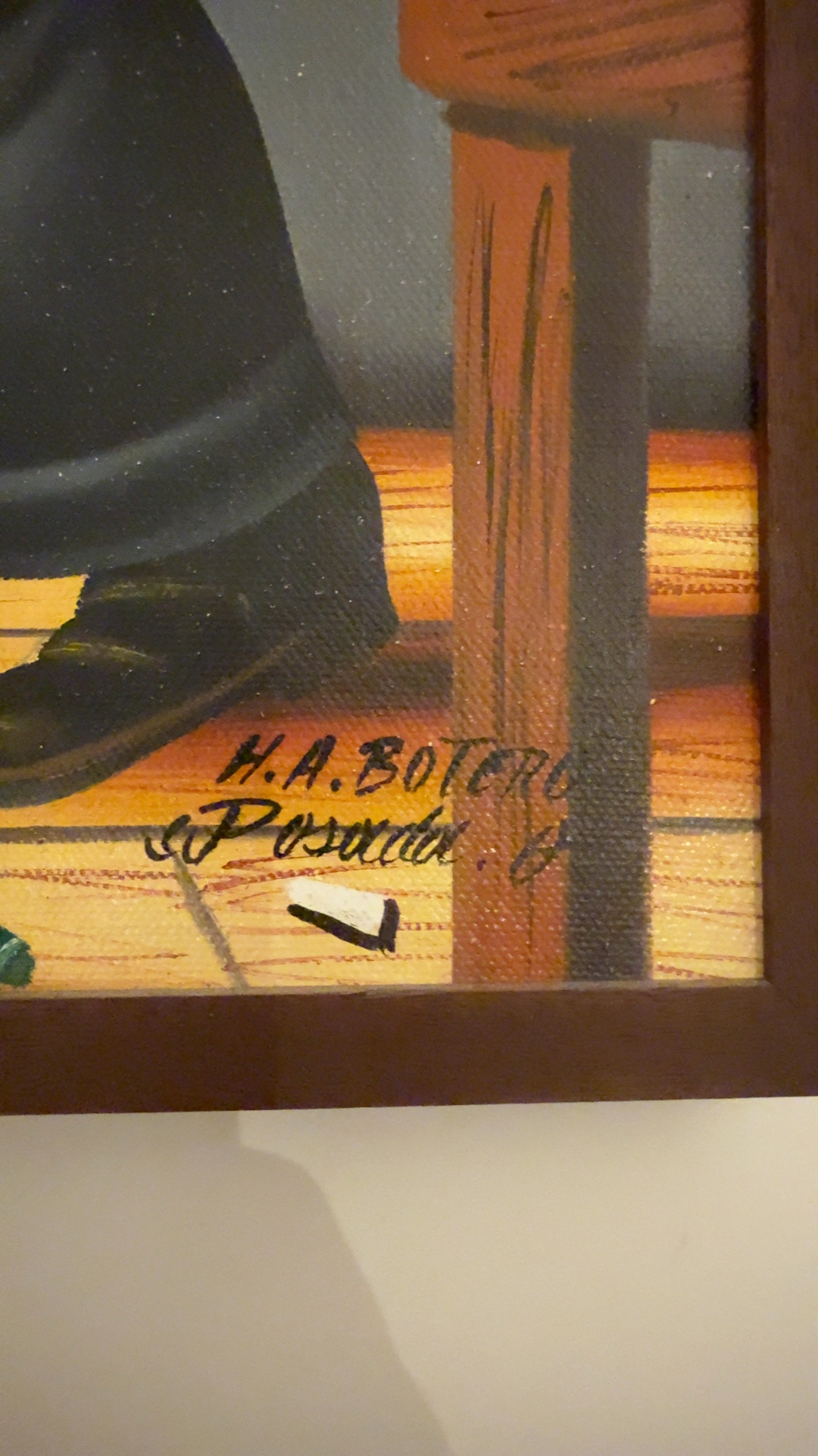 H.A. Botero 'La Posada' in the style of Fernando Botero - view 2