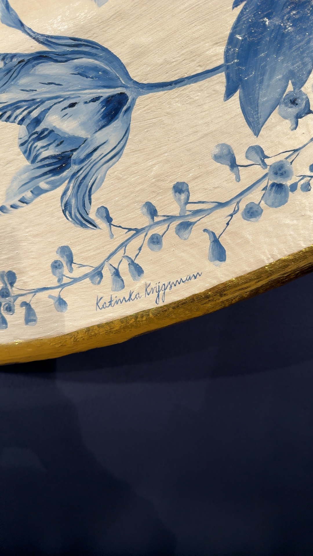 Katinka Krijgsman Frying Pan with Egg Painting - view 2