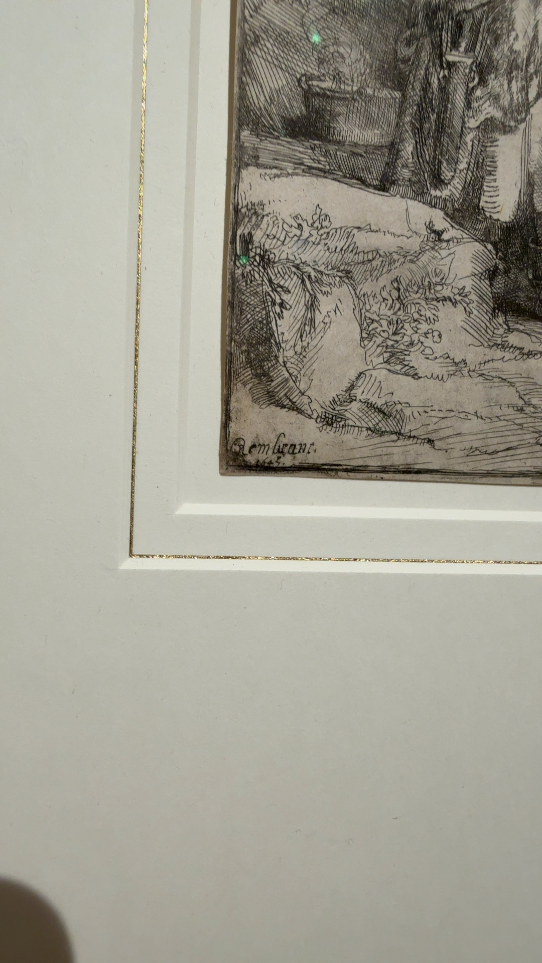 Rembrandt Harmensz. van Rijn - "Abraham and Isaac" (Etching, First State) - view 2