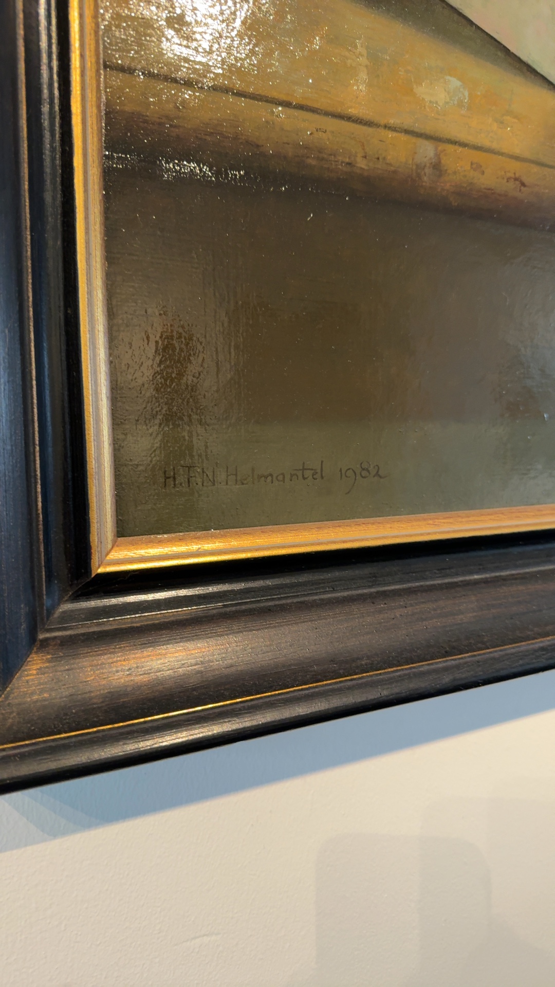 Oil Painting: "Stilleven met dozen" by Henk Helmantel - view 2