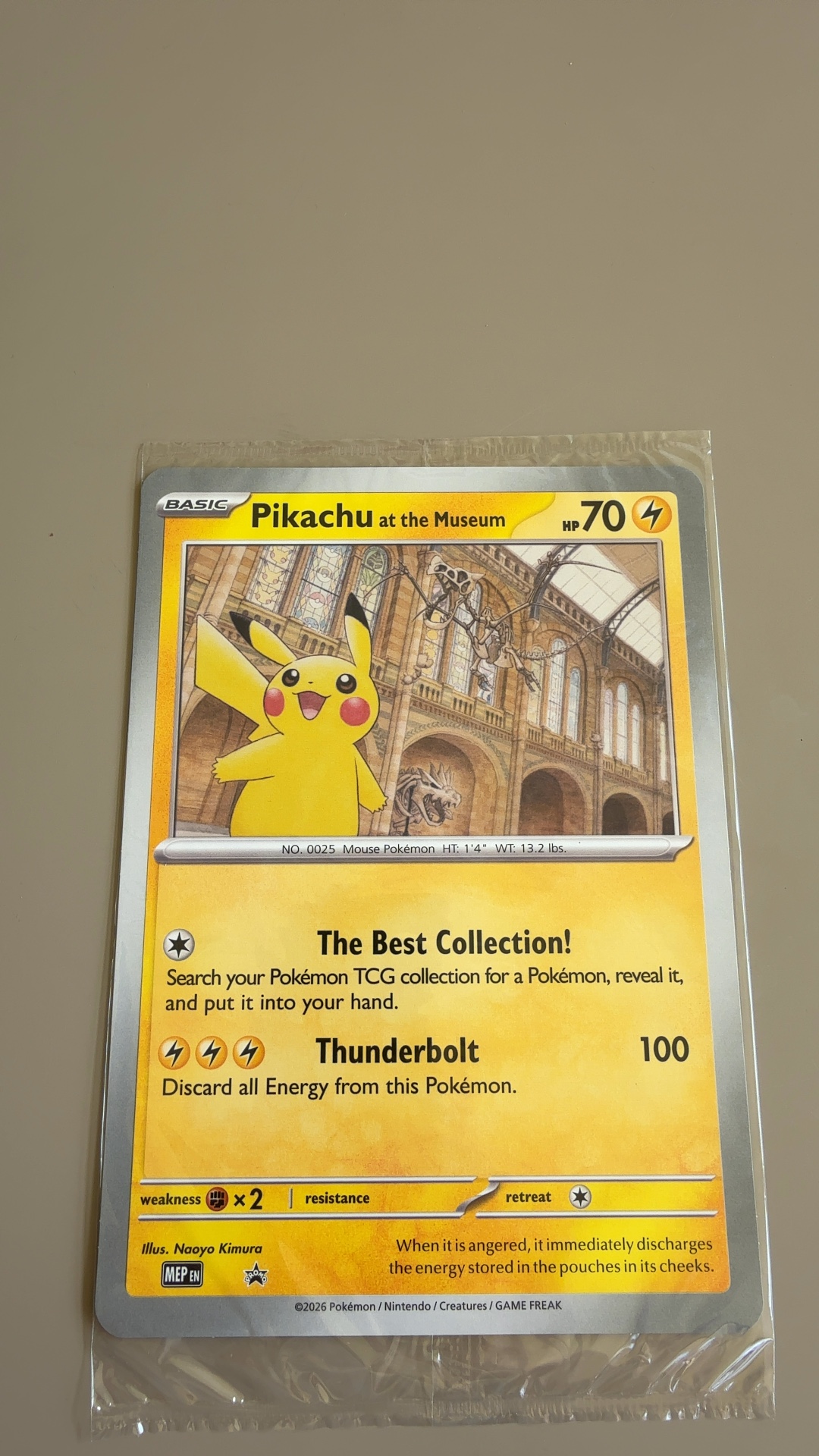 Pikachu at the Museum - MEP Promo (Oversize) [MEP-EN] - view 2