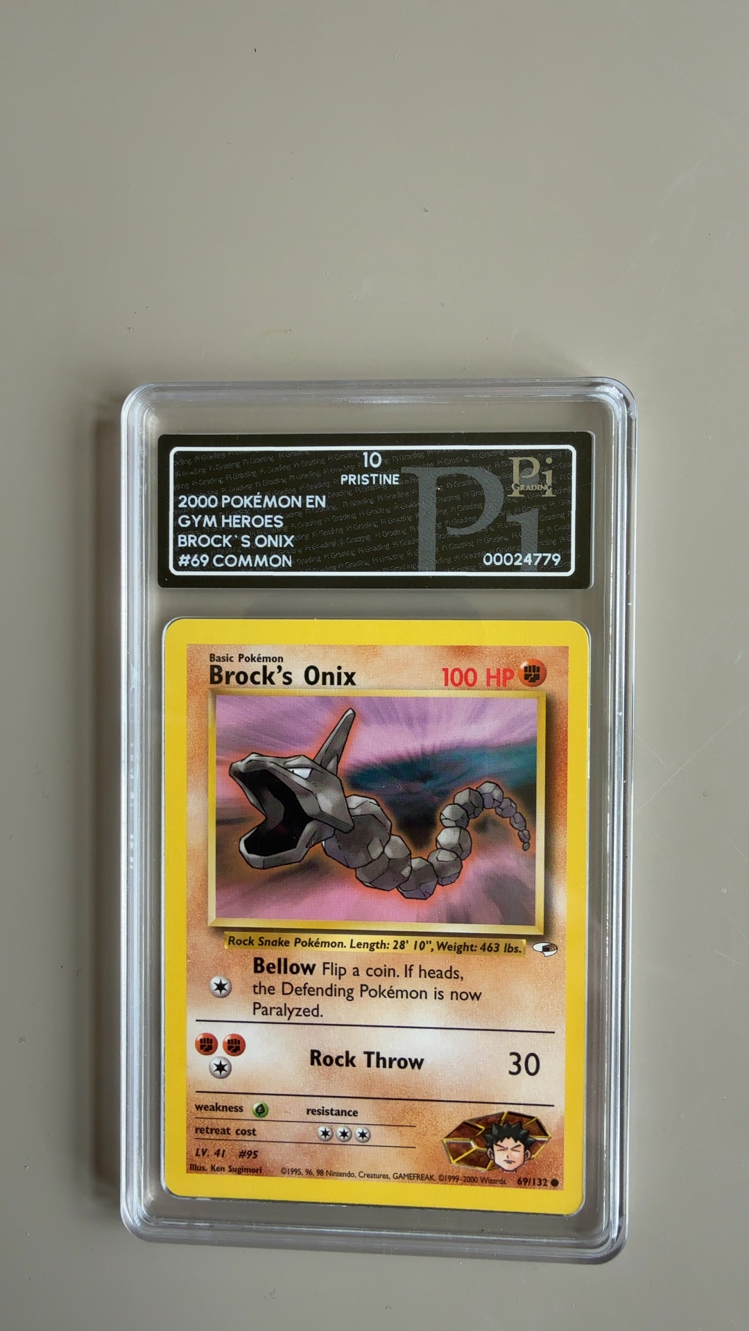 Brock's Onix - Gym Heroes (Common) [69/132] - view 2