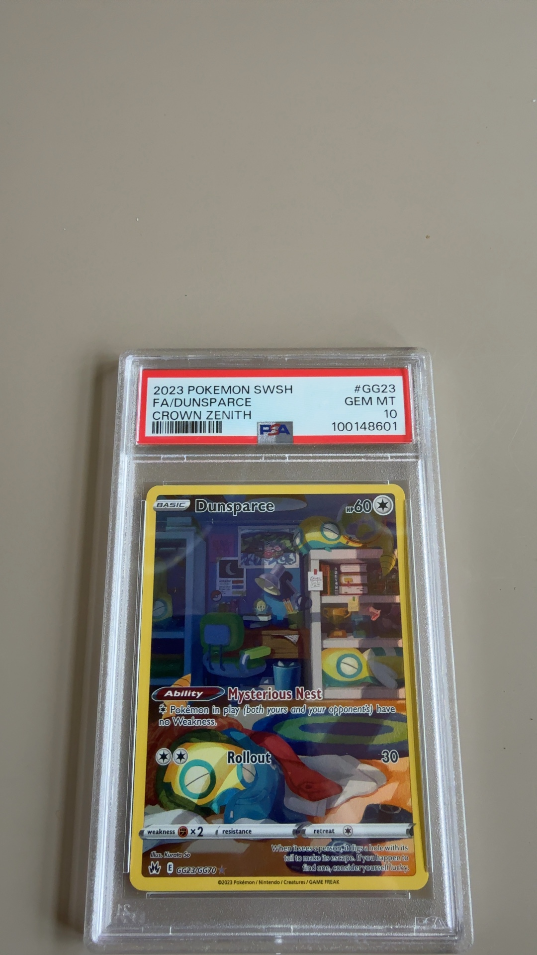 Dunsparce - Crown Zenith (Galarian Gallery) [GG23/GG70] - view 2