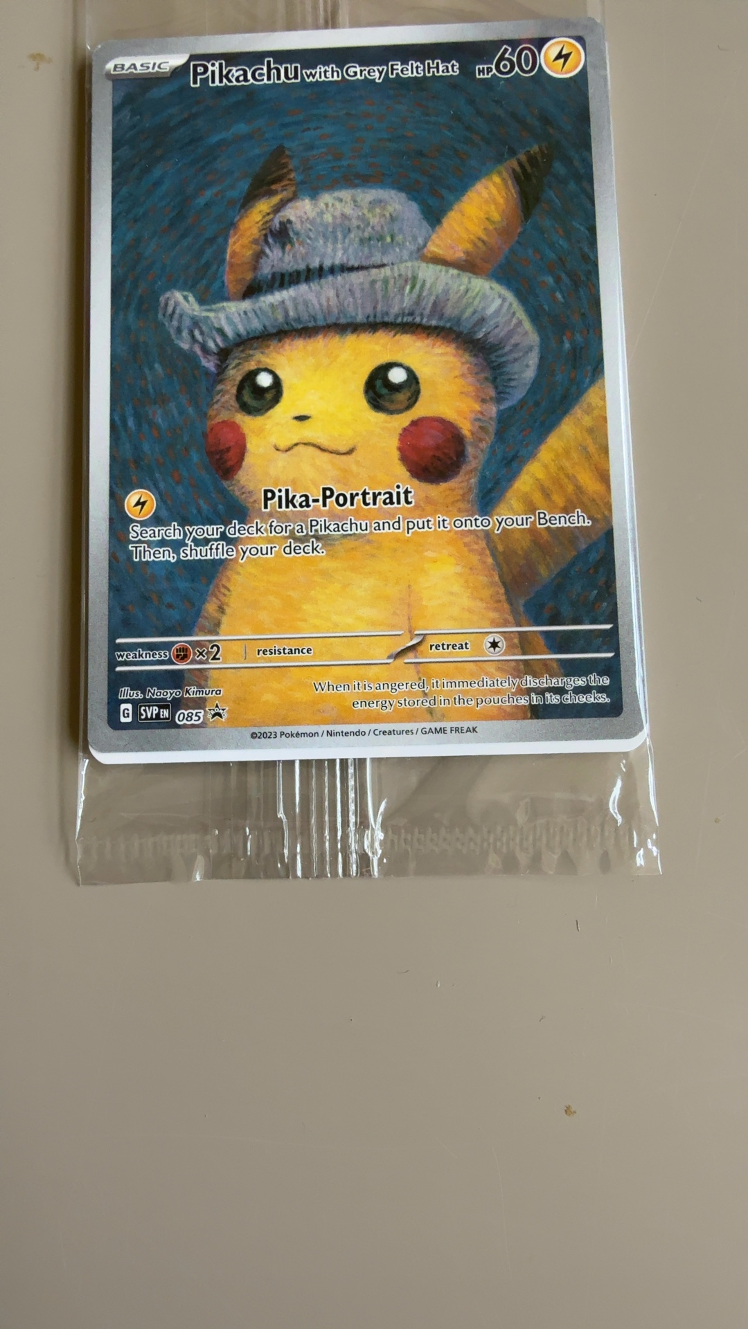 Pikachu with Grey Felt Hat - SV-P Promo (Full Art) [SVP EN 085] - view 2