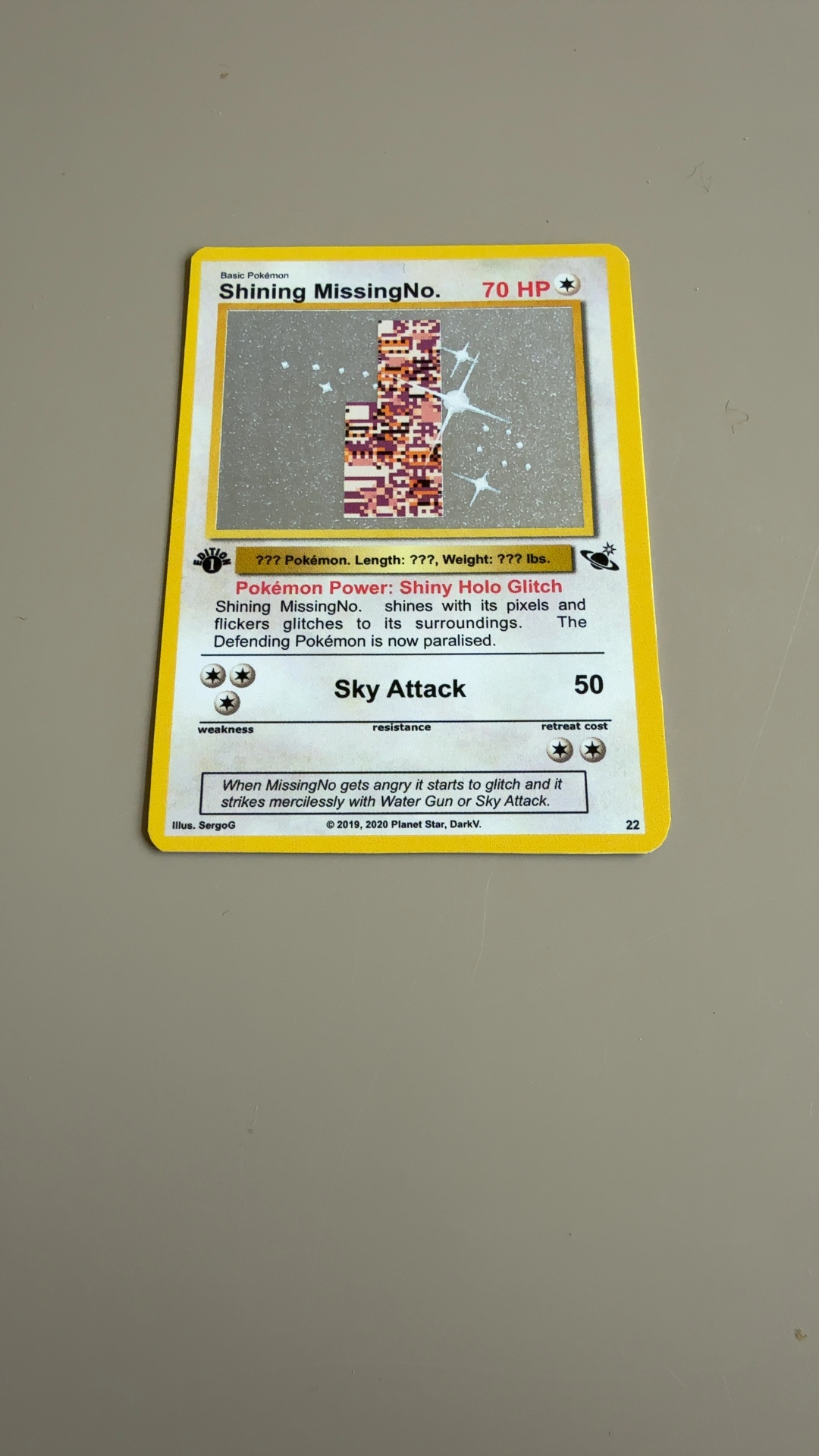 Shining MissingNo. - (Special Illustration/Shiny) [Custom/Planet Star] - view 2