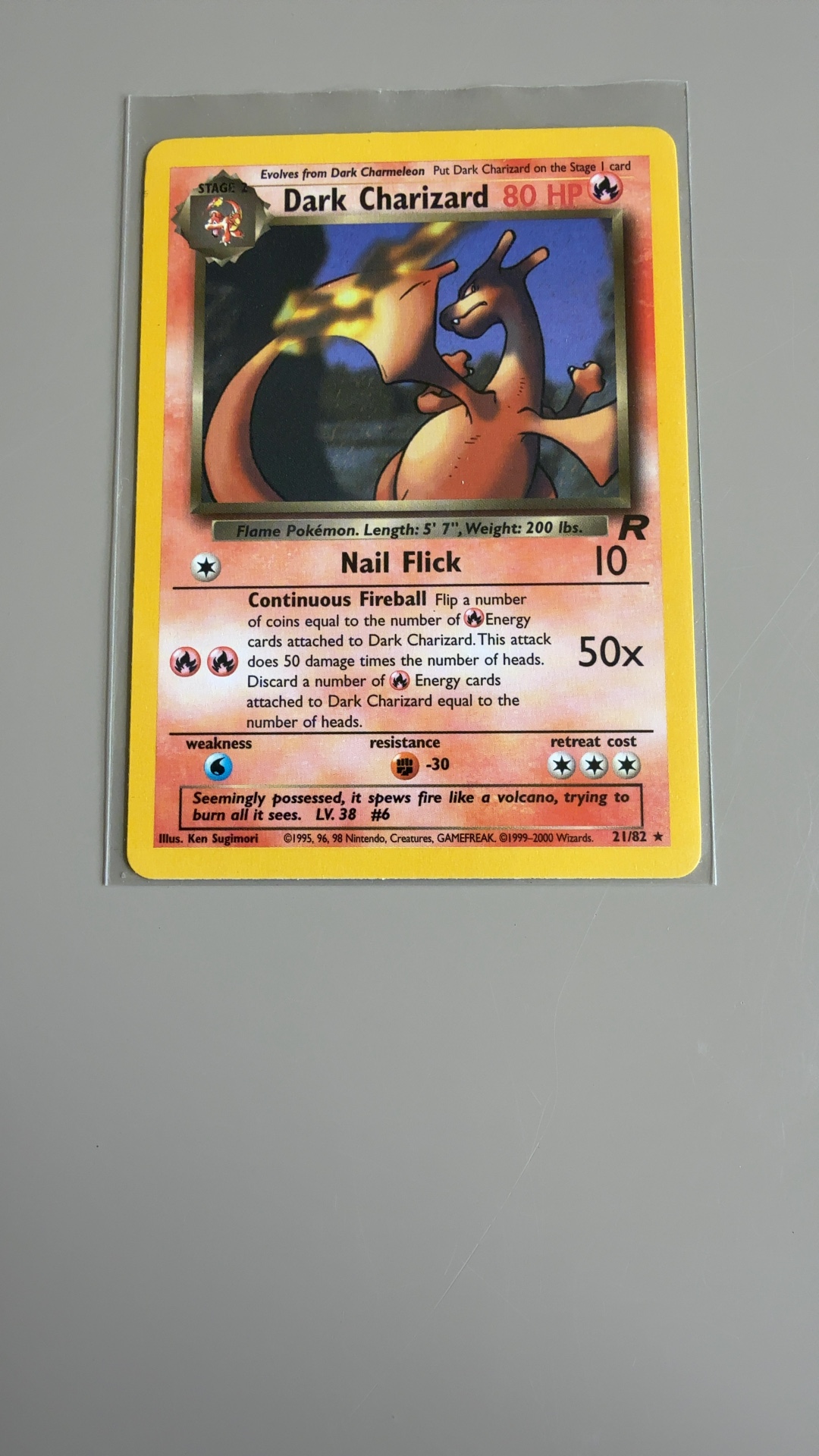Dark Charizard - Team Rocket (Non-Holo) [21/82] - view 2