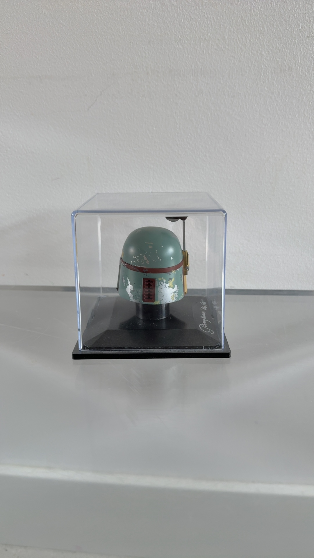 Jeremy Bulloch Autographed Boba Fett Miniature Helmet - view 3