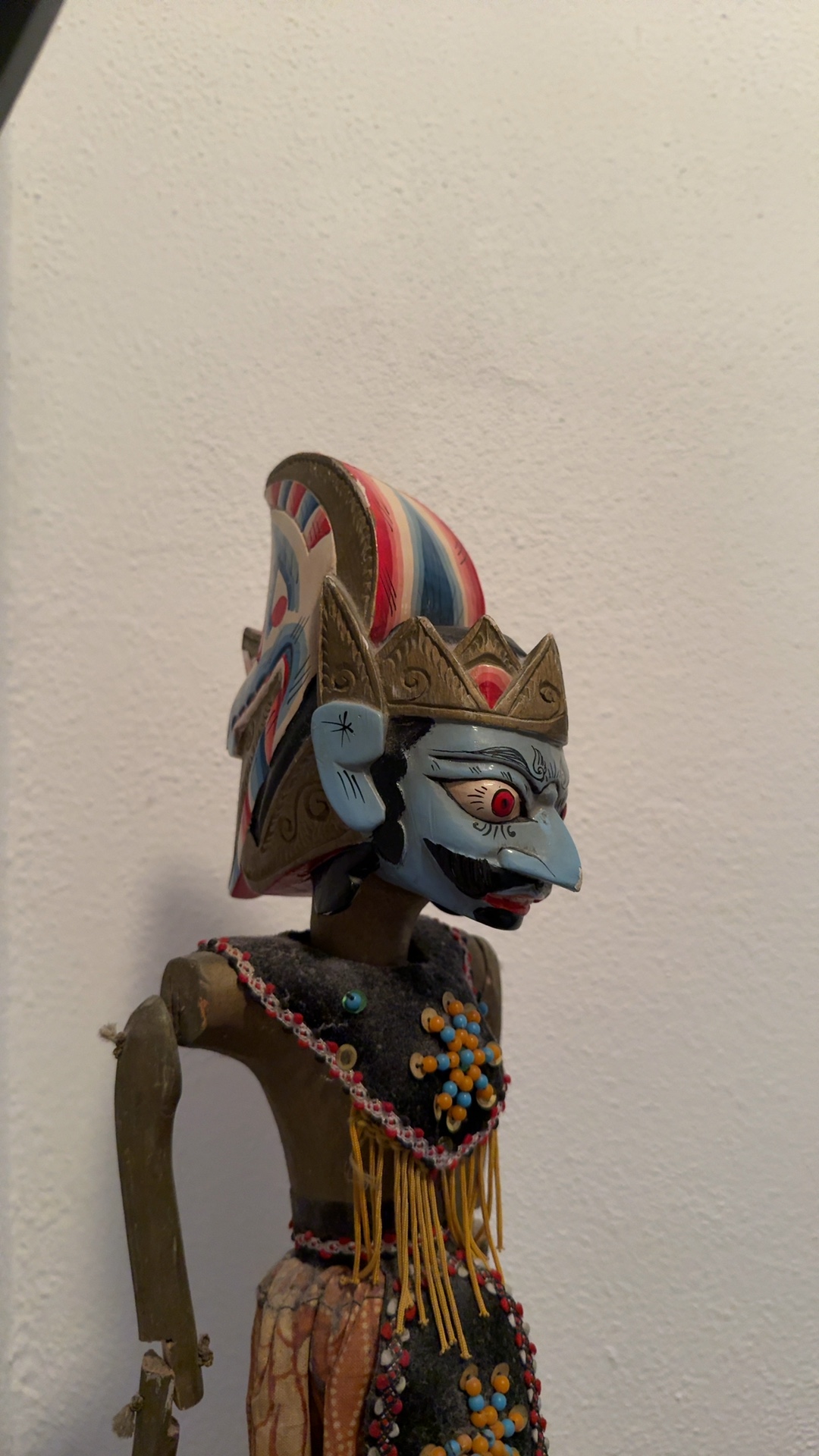 Indonesian Wayang Golek Wooden Rod Puppet - view 3