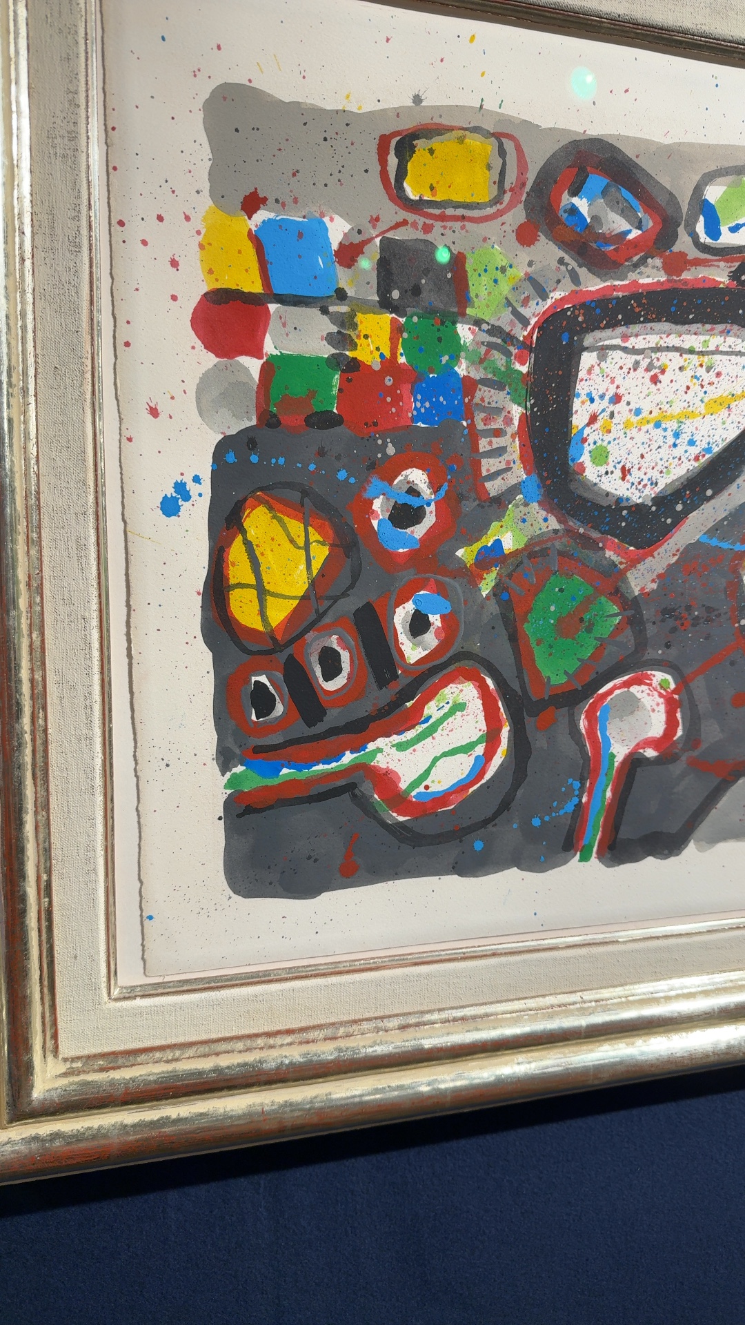 Guillaume Corneille (Dutch, 1922-2010) - Abstract Composition, Mixed Media on Paper, 1962 - view 3