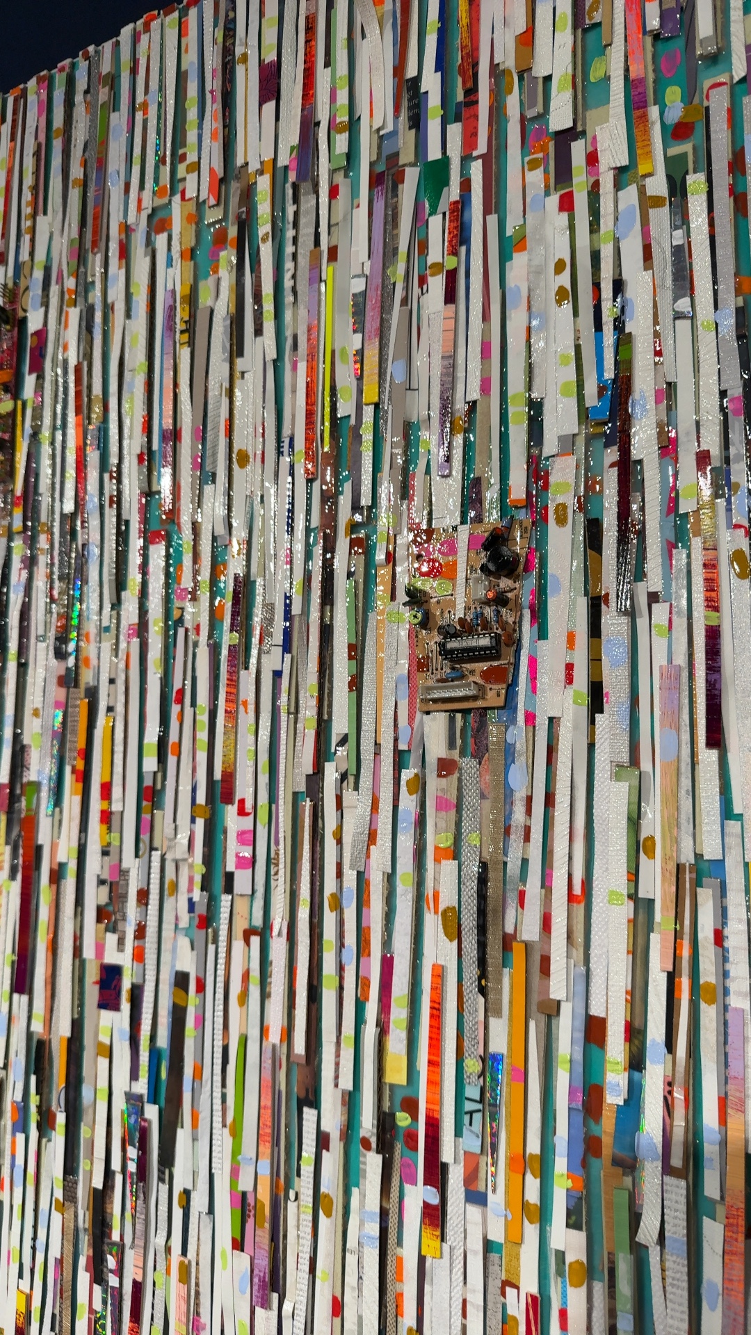 Chris R. C. Jones (British, b. 1986) - Data-painting, Mixed-media assemblage on panel - view 3