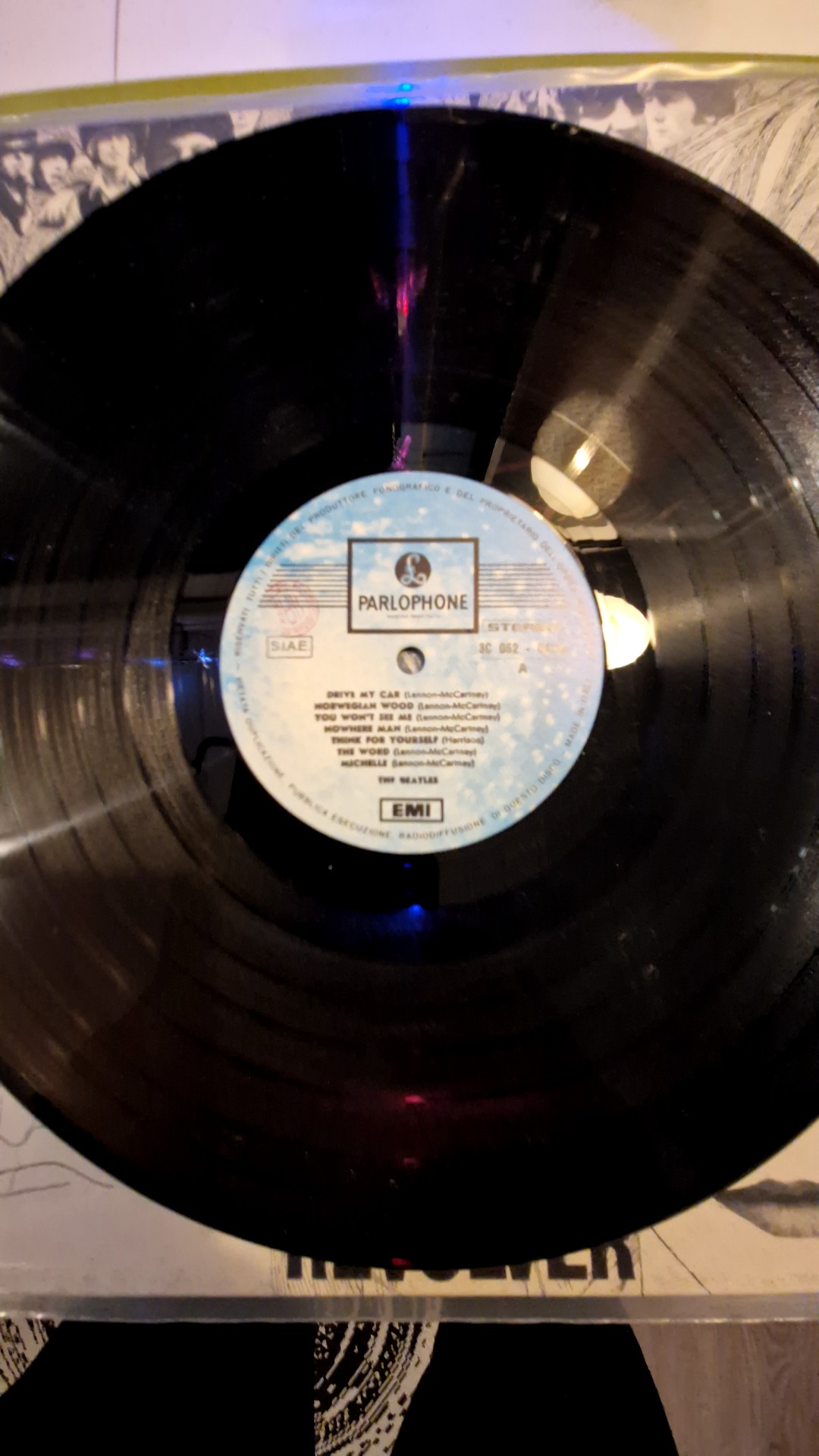 The Beatles - Rubber Soul (Italian LP Pressing, 3C 062-04115) - view 1