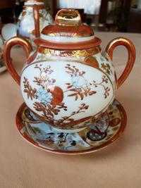 Satsuma Ware Eggshell Porcelain Tea Service, Late Meiji to Early Taisho Period (c. 1900-1920) - view 3