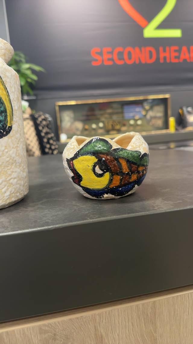 Mid-Century Modern Italian Studio Pottery Bowl - ceramics collectible