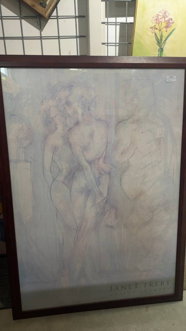 Janet Treby - 'Veiled Secrets' Offset Lithograph Print - prints collectible
