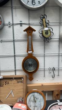 Wall-Mounted Barometer and Thermometer - view 1