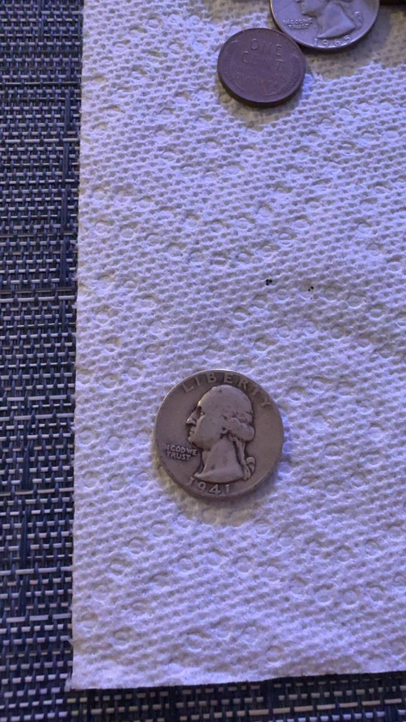 1941 Washington Silver Quarter - coins collectible