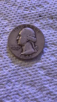 1941 Washington Silver Quarter - view 2