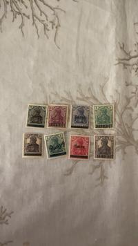 Collection of German Occupation, Hong Kong, and Ajman Stamps (1920–1972) - view 1