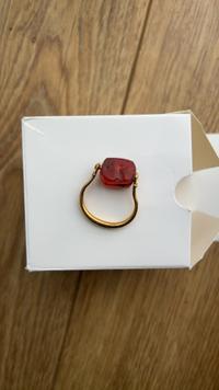 Sasanian Style Carnelian Swivel Intaglio Ring - view 1