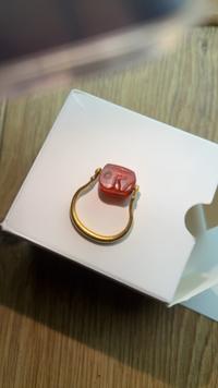 Sasanian Style Carnelian Swivel Intaglio Ring - view 3