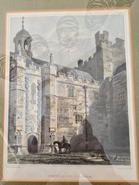 Robert William Billings (British, 1813-1874) - Lumley Castle, Co. Durham, Pair of Steel Engravings, c.1846 - view 2