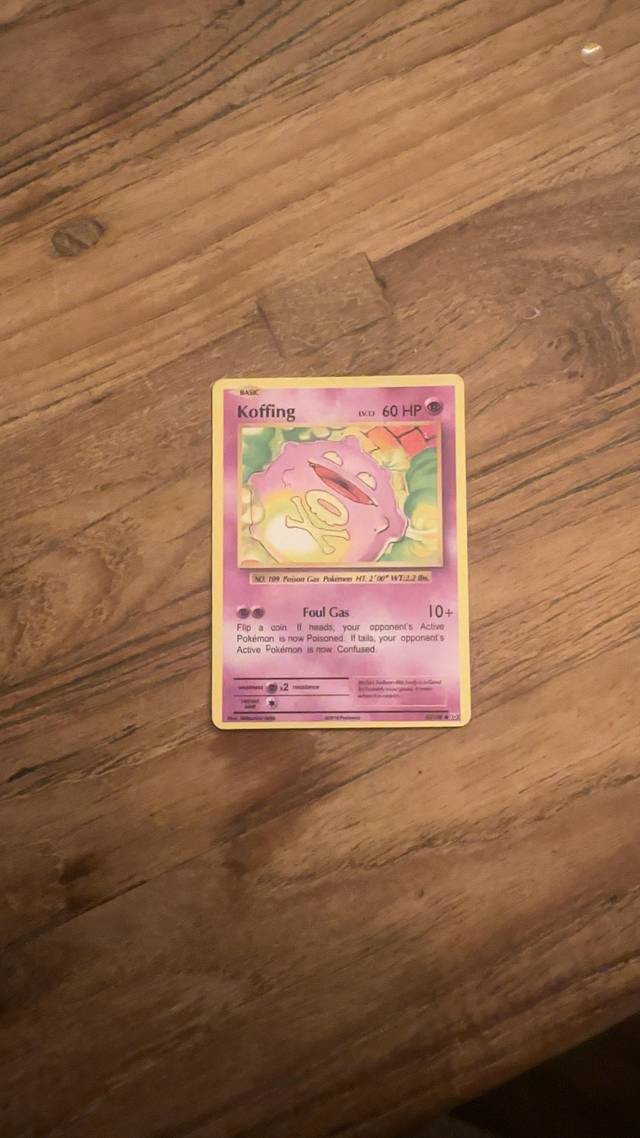Koffing LV.13 60 HP - Evolutions (Common/Reverse Holo) [68/108] - trading-cards collectible
