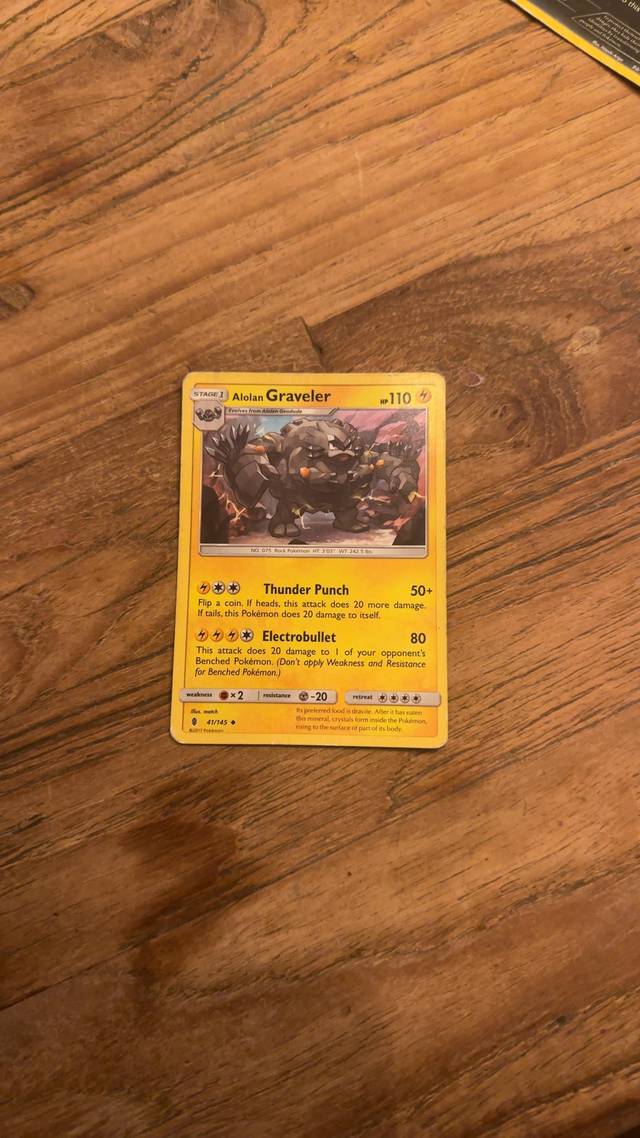 Alolan Graveler - Guardians Rising (Uncommon) [41/145] - trading-cards collectible