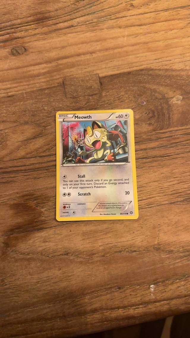 Meowth - XY Steam Siege (Common) [88/114] - trading-cards collectible