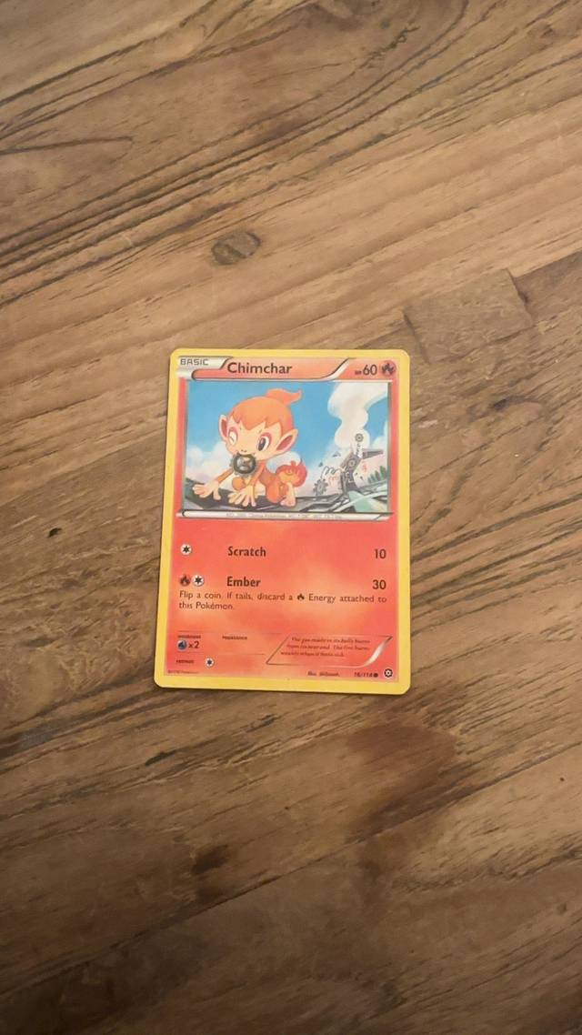Chimchar (Basic) - XY—Steam Siege (Reverse Holo Rare) [18/114] - trading-cards collectible