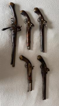 Collection of Five Flintlock Pistols - view 1