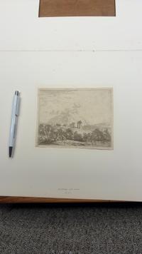 Karel Dujardin, 'Landscape with Ruins' (Etching) - view 2