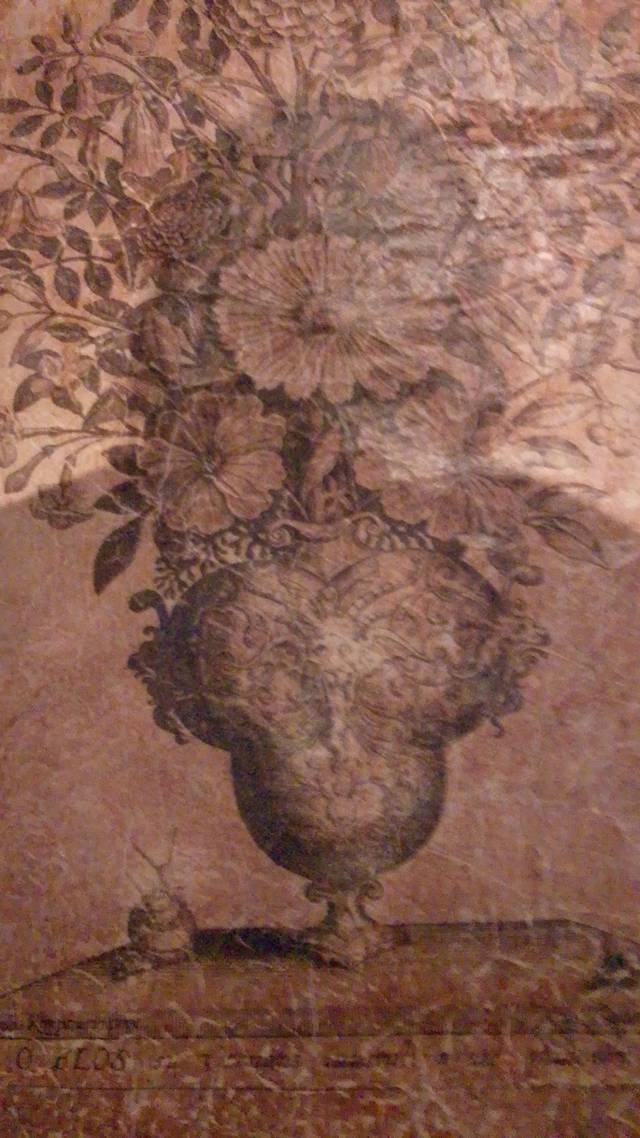 Botanical Still Life Wall Hanging (Print on Aged Paper) - decorative collectible