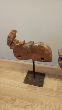 Pair of Southeast Asian Carved Wood Architectural Elements - view 2