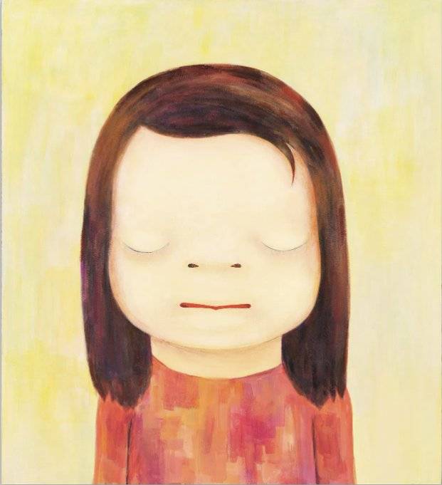 Original Painting Attributed to Yoshitomo Nara - paintings collectible