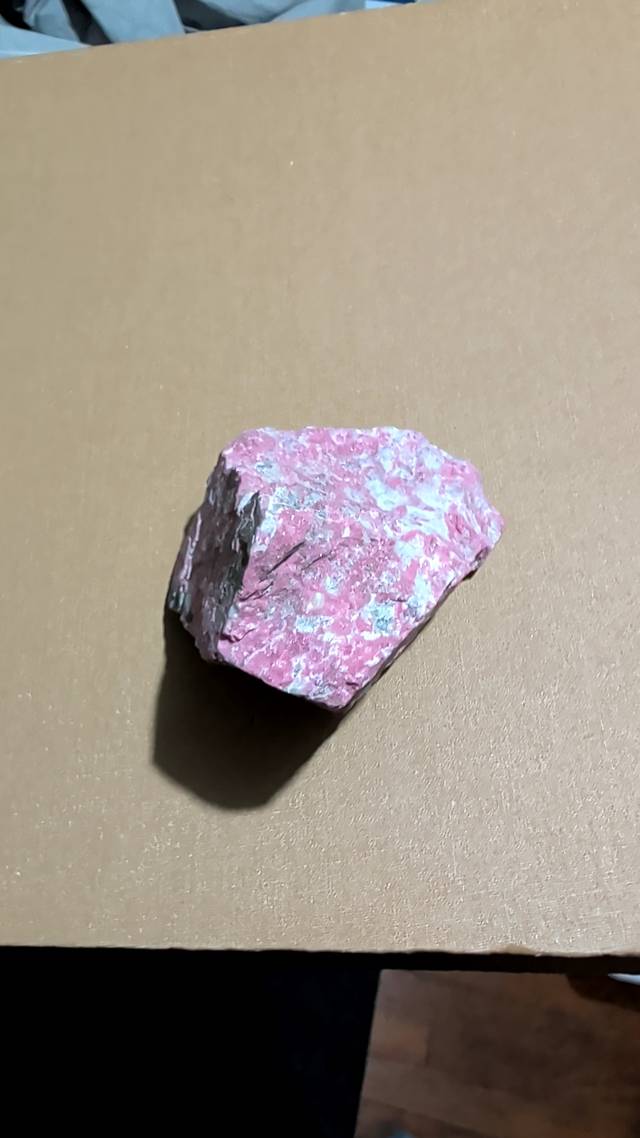 Rough Rhodonite Specimen - gemstones collectible