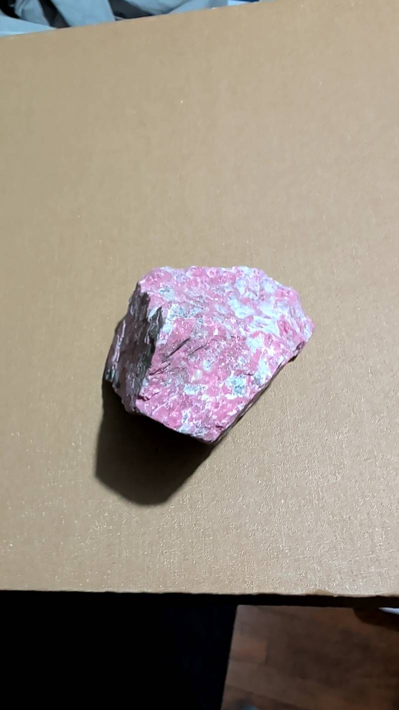 Rough Rhodonite Specimen - gemstones collectible