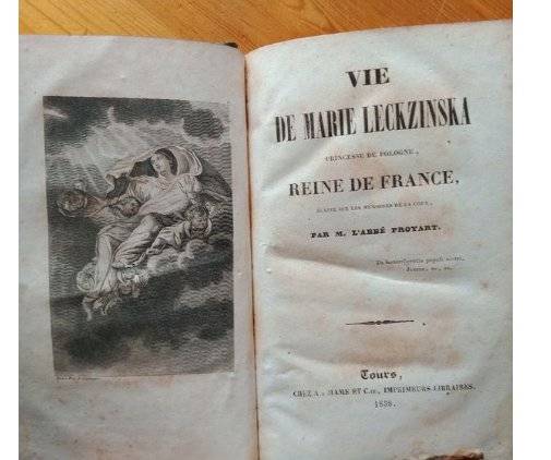 Vie de Marie Leckzinska (1838 Edition, A. Mame et Cie) - books collectible